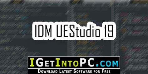 Complimentary Download of Modular Idm Uestudio 19.1